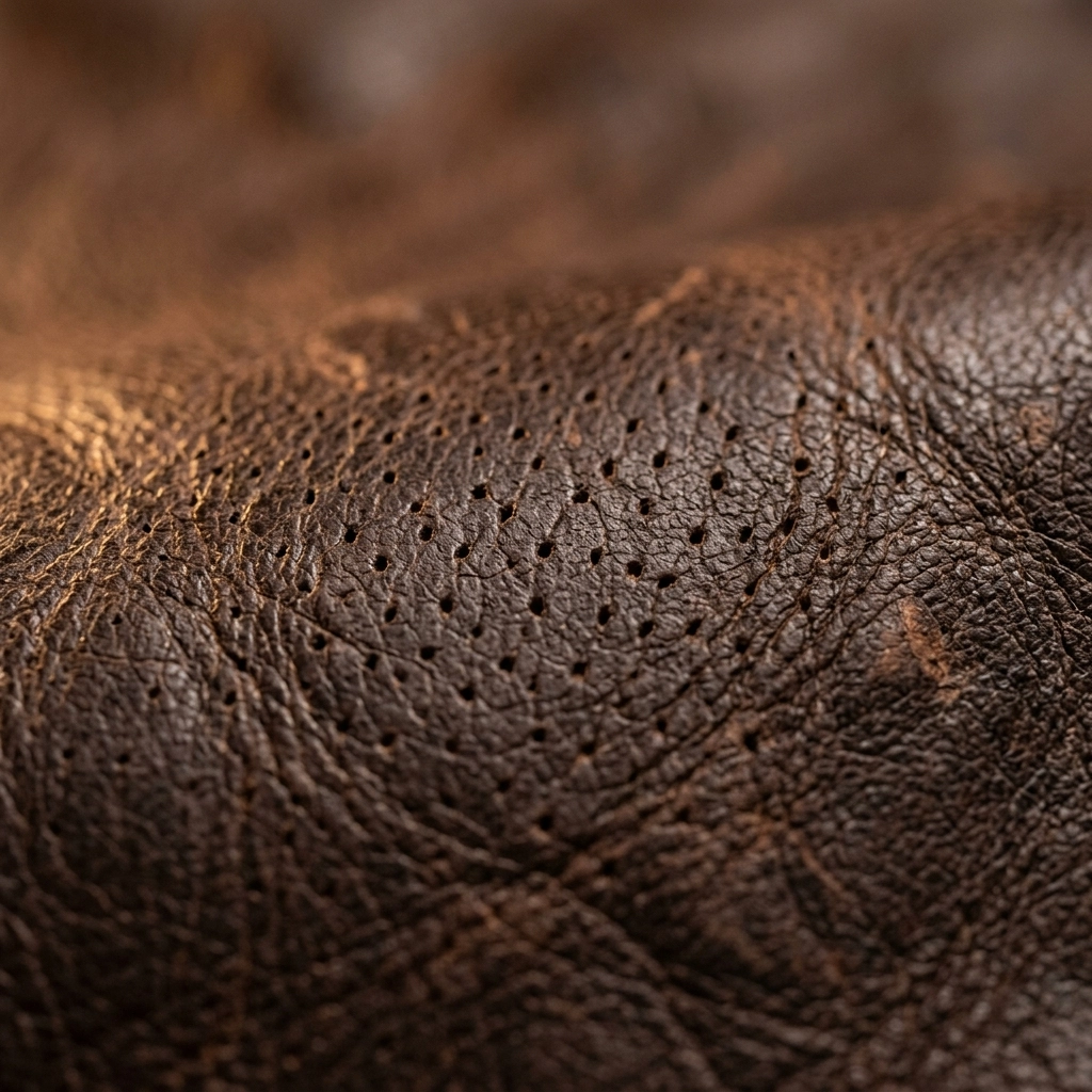 Full-Grain leather swatch texture